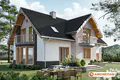 Проект коттеджа Гелиаш - зеркальное отражение